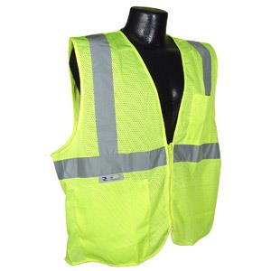 Radians Economy Class 2 Mesh Vest Green - Tagged Gloves